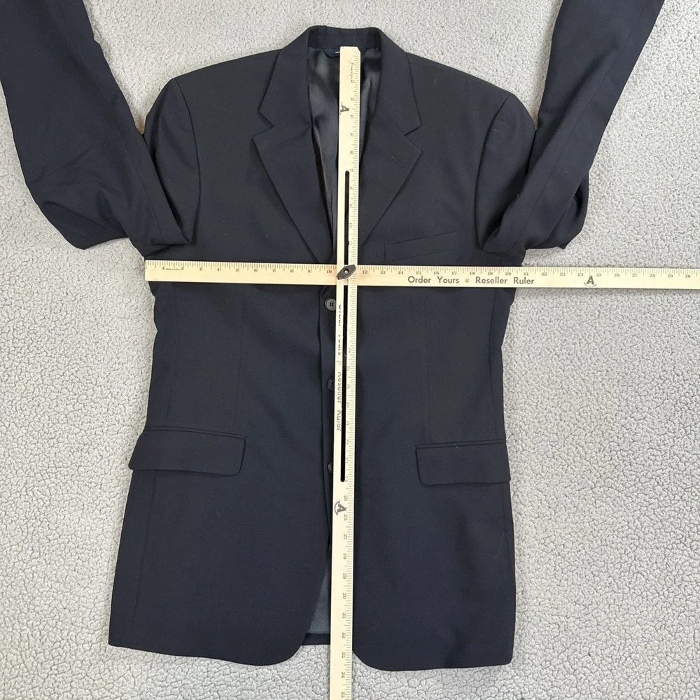 Brooks Brothers Blazer Men 41L 3 Button Worsted Wool Sport Coat